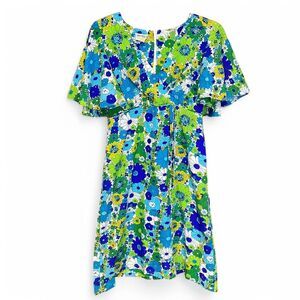 Vintage 70s Liberty house Hawaiian dress size 12